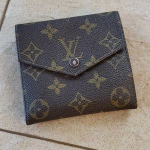Authentic Louis Vuitton EliseTrifold Monogram Wallet